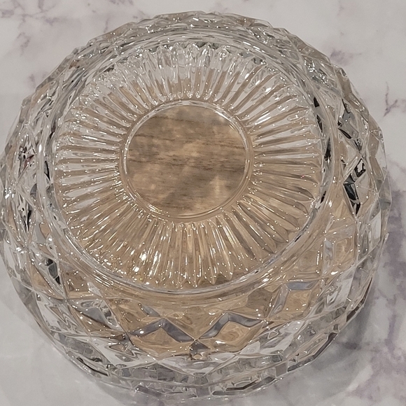 Vintage Crystal Glass Decorative Bowl Entryway Candy Dish - Picture 9 of 16